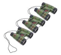 ORFOFE 3 Piezas Binoculares de Juguete Camuflaje Compactos para Mini Telescopios Portátiles para Observar Aves y Naturaleza al Aire Kit para Viajes y