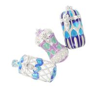 ORFOFE 3 Piezas Colgantes Difusores de Esmalte Mini Hueco para Aceites Esenciales Diseño Artesanal Portátil para Diario y Ocasiones Especiales