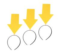 ORFOFE 3 Piezas Diadema de Flecha Divertida para Fiesta y Halloween Banda Ligera y Cómoda con Diseño Creativo Indicador Accesorio Original para Celebraciones Temáticas