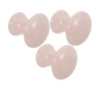 ORFOFE 3 Piezas Piedra Gua Sha de Jade Forma de Hongo Masajeador Facial Ergonómico para Esculpir y Reafirmar Rostro Propiedades Refrescantes para Rutina de Cuidado Rejuvenecimiento y