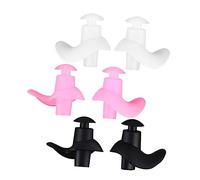 ORFOFE 3pares Silicone Swimming Earplugs Earplugs for Kids and Adults Flexible Design and Fit