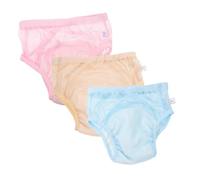 ORFOFE 3piezas Ropa Interior De Pañales Impermeables Para Recién Nacidos Cómodos y Reutilizables Transpirables De Algodón Absorbente Pantalones Para Entrenamiento De Niño