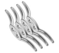 ORFOFE 4 Piezas Gancho Metálico para Cuerda de Persianas Soporte Seguro y Compacto para Cortinas Hogar y Oficina Fácil Instalación Paredes Compatible Mayoría de Estores y