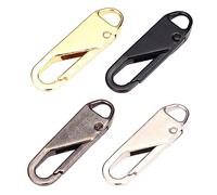 ORFOFE 4 Piezas Kit de Tiradores de Desmontables de Aleación de Zinc Cabezas para Mochilas Bolsos Maletas y Reparación Rápida