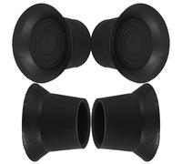 ORFOFE 4 Piezas Tapones de Goma Redondos para Patas de Trampolín Antideslizantes y Silenciosos de Fundas Protectoras para Patas de Muebles y Camas Elásticas Fáciles de Instalar Interior