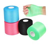ORFOFE 4 rollos Cinta Deportiva Pre-wrap de Esponja y Transpirable Diseño Grueso Resistente y Absorbente de para Uso Atlético Muñeca y Deportes