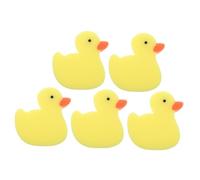 ORFOFE 5 Esponjas de Baño para Bebés Forma de Patito Suaves y Absorbentes Accesorio de Baño Infantil Adecuado Piel Delicada Juego de Esponjas Creativas para Ducha y Limpieza Diaria