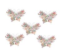 ORFOFE 5 hojas Vinilo de Transferencia Térmica Pet Seguro para Ropa Adhesión Duradera Compatible con Múltiples Tejidos Aplicación Versátil para Personalización Textil