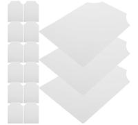 ORFOFE 50 Láminas de Cartón Blanco para Doblar Camisas Insertos de Cartón para Embalaje Profesional Tamaño 32 X 235 CM para Organización y Presentación de Camisetas