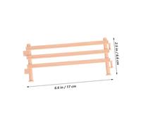 ORFOFE 50 Piezas Cerca de Juguete Realista con Hebillas para Construcción de Granja Paneles Beige para Corral y de Caballos Accesorios Educativos para Figuras de Animales