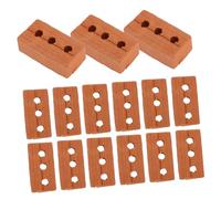 ORFOFE 50 Piezas Mini Ladrillos Realistas para Maquetas DIY Bloques Pequeños Resistentes para Dioramas Materiales Decorativos para Paisajes Miniatura y Modelos Arquitectónicos