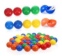 ORFOFE 50Piezas Bolas de Lotería Plástico Reutilizable Colores para Rifas para Fiestas