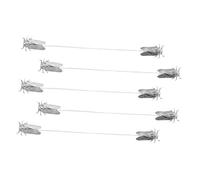 ORFOFE 5piezas Broches de Cigarra de Animal Bonitos Prendedores de Solapa Vintage Broches de Cadena Borlas para Hombre y Mujer Accesorios para Collar Ropa Abrigo para Hombre y Mujer