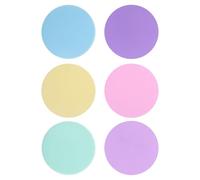 ORFOFE 6 Piezas Conos Planos 12cm Marcadores Deportivos TPE | Diseño sin Costuras y Bordes Suaves, Colores Pastel Macaron, Uso en Educación Física y Cancha Color Aleatorio