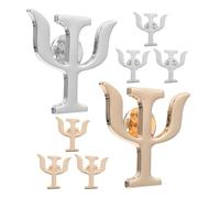 ORFOFE 8 Piezas Broches de Solapa de Psicología Accesorios para Chaquetas y Camisas Diseño de Aleación Resistente Pines de Seguridad Ligeros para Hombres y Mujeres Decoración Elegante