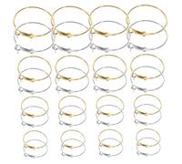 ORFOFE 80piezas Pendientes De Aro Grandes Aros Redondos Para Diy Accesorios De Bisutería De Dijes De Círculos Para Manualidades Para Hacer Pendientes Casa