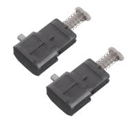 ORFOFE Accesorio para Varilla Telescópica de Maleta con Clip Metálico de Bloqueo, 2 Piezas, Mecanismo Desmontable y Compatibilidad Amplia para Equipaje Negro
