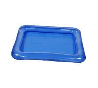 ORFOFE Accesorio Piscina Transparente Azul para Muñecas Inflable y Portátil para Verano y Decoración de Casas de Muñecas