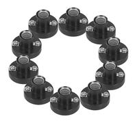 ORFOFE Accesorios de Iluminación E10, 10 Soportes de Portalámparas en Plástico, para Uso en Investigación Científica y Enseñanza de Física