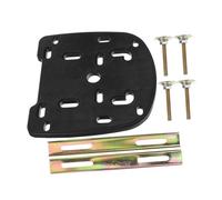 ORFOFE Accesorios De Presión De Placa Inferior Tornillos De Placa Adaptadora Número Adaptador De Portaequipaje para Motocicleta Herrajes De Montaje De Equipaje para Motocicleta Soporte