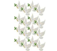 ORFOFE Accesorios Sofisticados Diseño Elegante y Delicado Pines de Paloma la Paz 12 en Aleación de Zinc Brillo Duradero para Fiestas y Funerales para Compañeros y Familiares