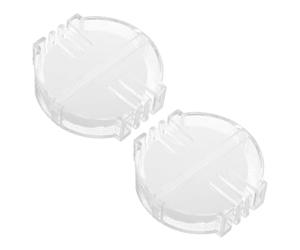 ORFOFE Acondicionador de cera para hilo con caja organizadora de plástico, reforzador y para hilos de bordado y costura, 2 unidades, ideal para uso en costura manual y bordado