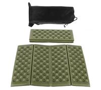 ORFOFE Almohadilla Plegable de Espuma Xpe para Asiento de Camping, Cojín y Compacto Tamaño Mediano, Color Verde Militar, Pack 3 Piezas Bolsa Oxford para Picnic y Senderismo al Aire Libre