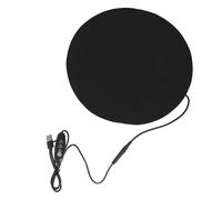 ORFOFE Almohadilla Térmica Eléctrica para Mascotas USB, Cojín Térmico Ajustable, Piel PU 28 Cm, Cama Portátil para Gatos y Perros Pequeños, Uso Doméstico y Viajes