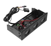 ORFOFE Altavoz Estéreo del Panel Frontal Negro para Caja de PC
