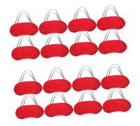 ORFOFE Antifaz y Práctico para Dormir Rojo de Poliéster con Bloqueo de Luz Diseño Clásico para Hombres y Mujeres en Fiestas y Noches