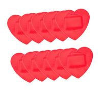 ORFOFE Apósitos Adhesivos Forma De Corazón 10 Unidades Para Heridas Pequeñas, Vendajes Autoadhesivos Flexibles y Transpirables, Material Pe, Cuidado De Heridas Diario Para Niños y Adultos