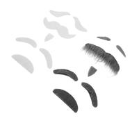 ORFOFE Barba Adhesiva Postiza Bigote y Cejas Realistas para Cosplay Fiesta Halloween Accesorios Disfraz Adultos