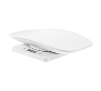 ORFOFE Báscula Digital Electrónica para Mascotas con Bandeja Pantalla LED Diseño Compacto y Portátil para Gatos y Perros Pequeños