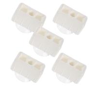 ORFOFE Base de Succión para Cercado Infantil 5 Clips Estabilizadores de Plástico Antideslizantes Accesorios de Seguridad para Puertas y Muebles de Guardería Anclaje para Postes de