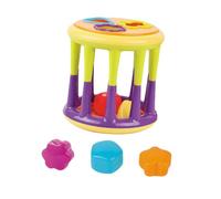 ORFOFE Bloques de Construcción y para Juguete Educativo de Columnas Geométricas con Sonido para Desarrollo Infantil y Coordinación Manual para Niñas Recién Nacidos Primer Año