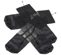 ORFOFE Bolsa de Yoga Portátil de Oxford Resistente al Desgaste Correa Hombro Tamaño para Esterillas de 61 y 80 CM Juego de 4 Piezas Adecuado para Pilates Fitness y Ejercicios al