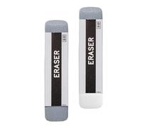 ORFOFE Borrador gris esmerilado para bolígrafos y plumas estilográficas, pack de 2, corrección eficiente, para escritura y oficina