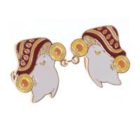 ORFOFE Broche de Hongo de Dibujos Animados para Mujer Clip para Suéter y Cárdigan Accesorio Decorativo Reutilizable Tamaño Pequeño Diseño Colorido Esmalte Adecuado para Ropa y