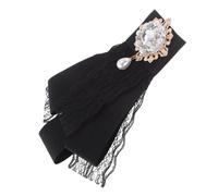 ORFOFE Broche de Lazo de Encaje con Perlas y Diamantes de Imitación Accesorio Versátil para Ropa Bolsos y Cabello Diseño Femenino Elegante para Mujeres y Niñas
