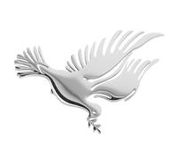 ORFOFE Broche de Paloma Paz Alfiler de Paloma Vintage Joyería de Animal Forma de Pájaro para Eventos Conmemorativos para Bodas y Servicios de Luto