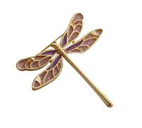 ORFOFE Broche Esmaltado de Libélula Pequeño para Mujer Alfiler Creativo de Aleación para Ropa Corsage Decorativo para Chal y Vestido Diseño Resistente y Cómodo