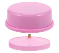 ORFOFE Caja de Música de Bricolaje Giratoria de Plástico Rosa, Base Artesanal para Mecanismo Musical, Accesorio Creativo para Decoración y Manualidades, Kit de Construcción Único