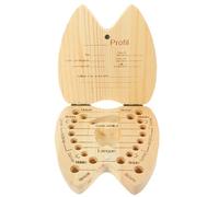 ORFOFE Caja de Recuerdos Diseño Seguro y Compacto de Plástico para Dientes de Leche Adecuado para Guardar Dientes Perdidos para Niños