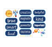 ORFOFE Calcomanía para Piso de Jardín de Infantes Frases Inspiradoras, Vinilos de Pared Infantiles de Pvc, Fácil Aplicación y Diseño Creativo para Hogares y Escuelas