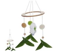 ORFOFE Carillón de Viento con Flores Colgante para Cuna Niña Decorativo Nórdico Ligero y Fácil de Instalar para Habitación Infantil