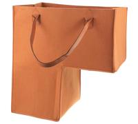 ORFOFE Cesta de Almacenamiento para Ropa Sucia y Juguetes Plegable Gran Capacidad Organizador Forma para Escaleras Cesta Práctica para Hogar y Lavandería Color Camel sin Compartimentos