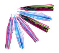 ORFOFE Cintas Decorativas para Manillar de Patinetes Infantiles 3 Piezas 32 Tiras de Colores Accesorio Flexible y Seguro para Bicicletas y Patinetes Mejora la Visibilidad Exteriores