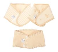 ORFOFE Cinturón de 3 piezas de agua para bebés, hernia umbilical infantil, banda para el vientre para bebé, moldeador de ombligo, faja de vientre de algodón para niños, banda adhesiva para el vientre