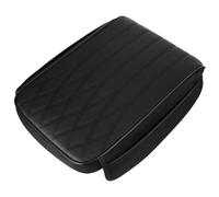 ORFOFE Cojín Reposabrazos para Coche Suv y Camión Funda de Consola Central de Cuero Resistente y Cómodo Almohadilla Acolchada con Almacenamiento Antideslizante y Fácil Instalación Grande