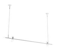 ORFOFE Colgador de carteles de acero inoxidable 42 cm con diseño de clip, soporte para centros comerciales y publicidad en paredes